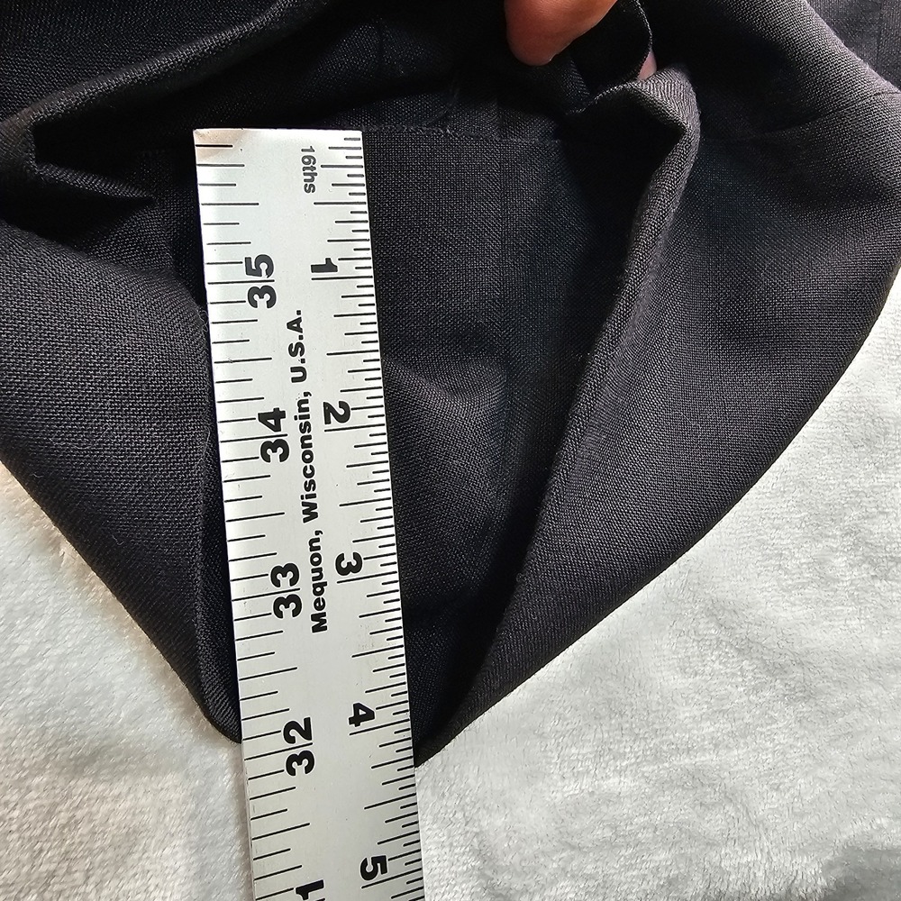 Vtg Stanley Blacker Suit Double Breasted Peak Lapel Mens 44L Pants 36x32 Pleated - Picture 16 of 16
